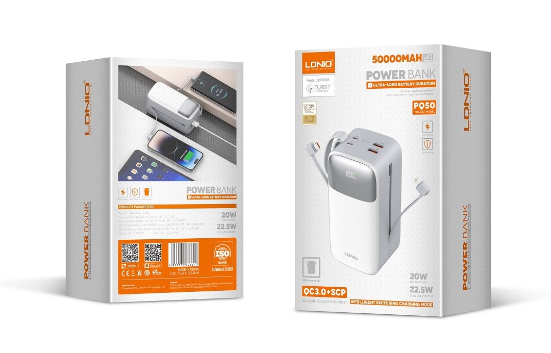 LDNIO PQ50 50000mAh Power Bank