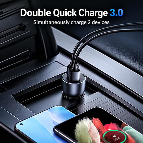 UGREEN DUAL USB 36W FAST CAR CHARGER