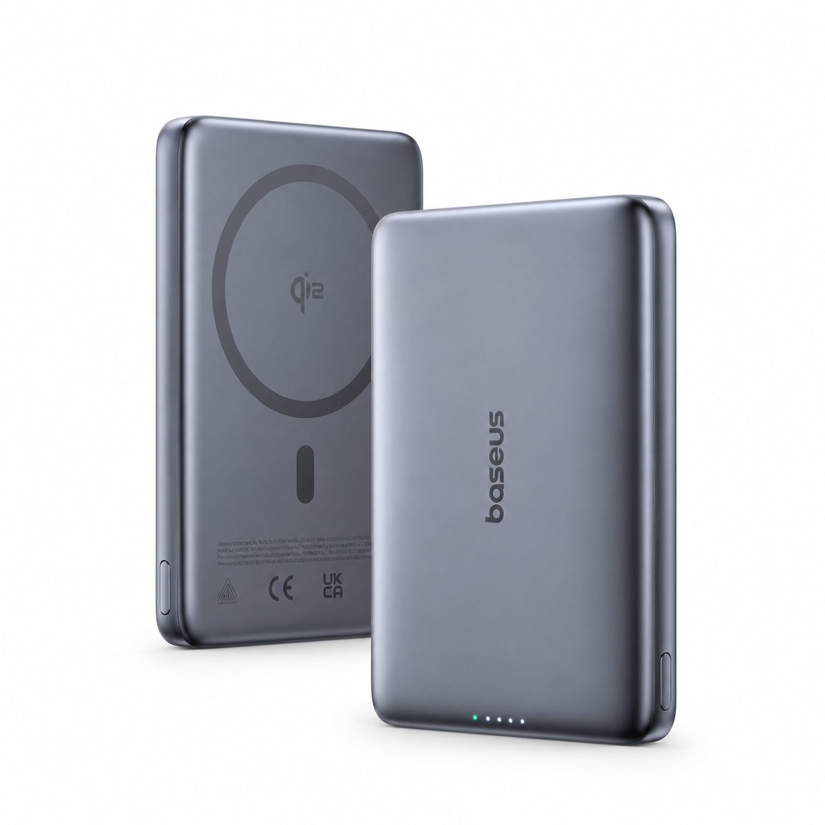 OS-Baseus PicoGo AM41 Ultra-Slim Qi2 Magnetic Power Bank 10000mAh 27W Space G
