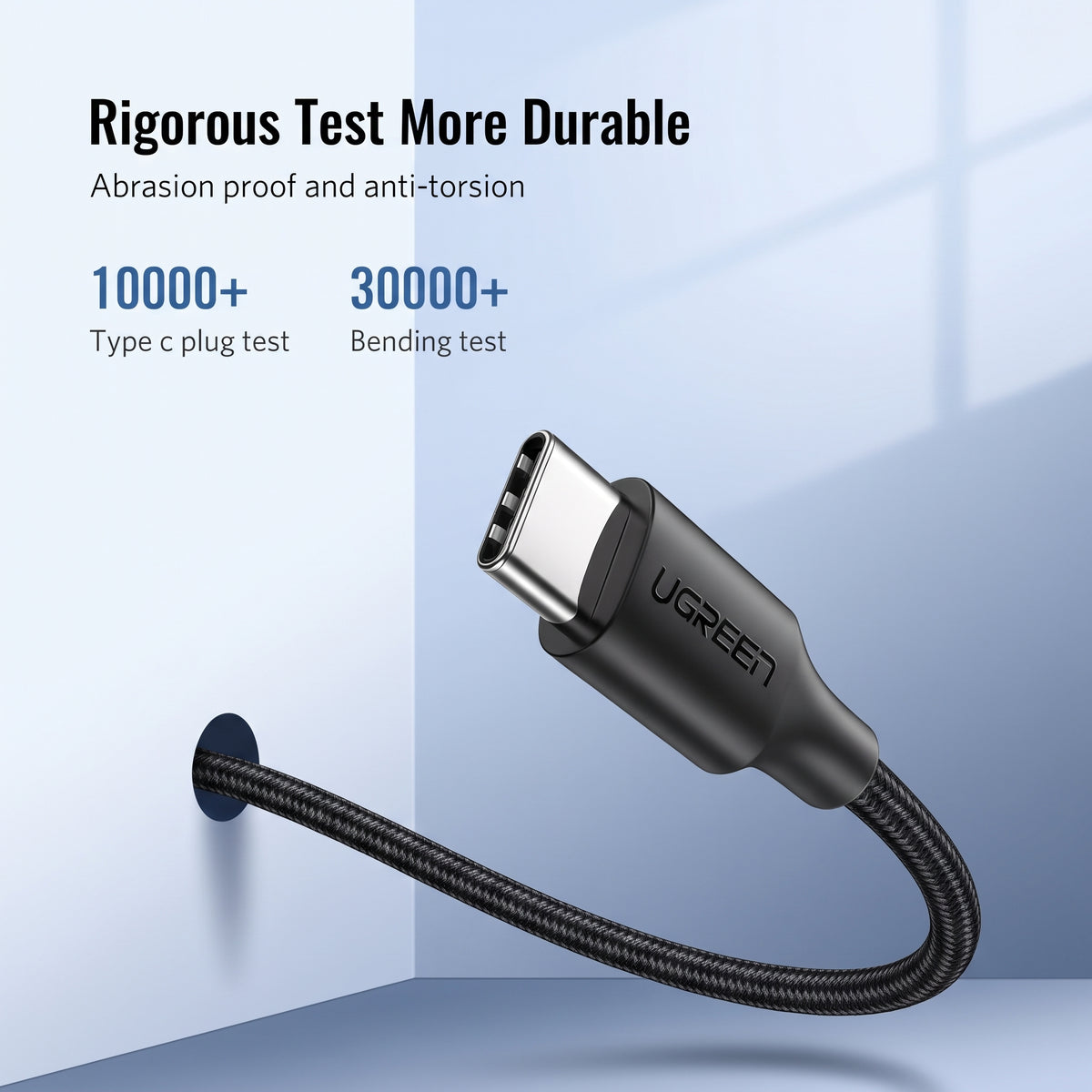 UGREEN USB-C to USB-C 2.0 3A Cable 3m (Black) 60W