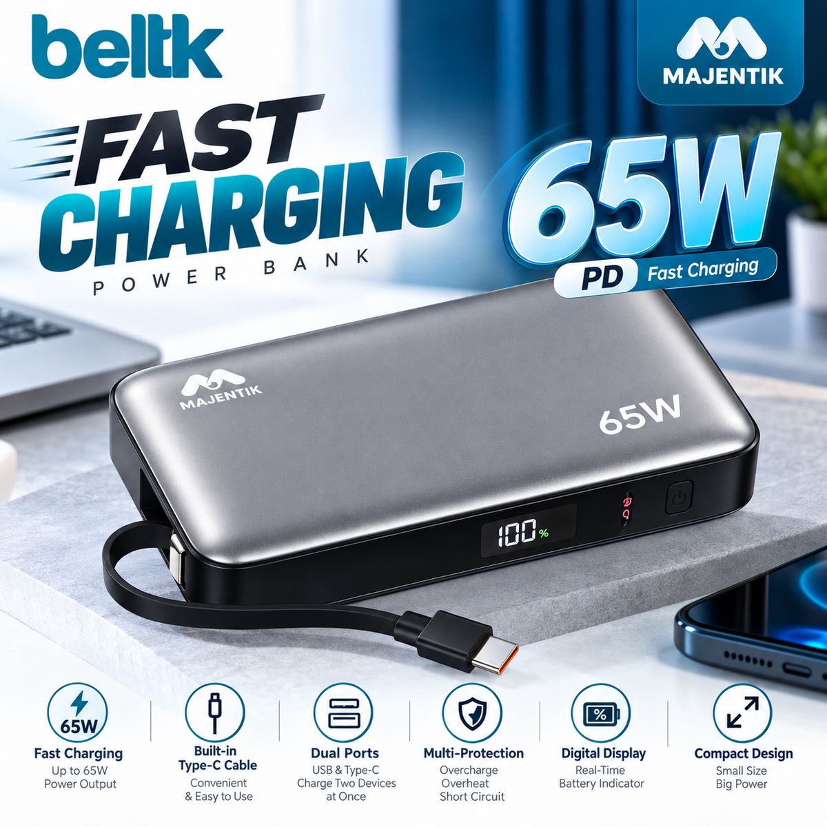 Majentik Power Bank MJ-17