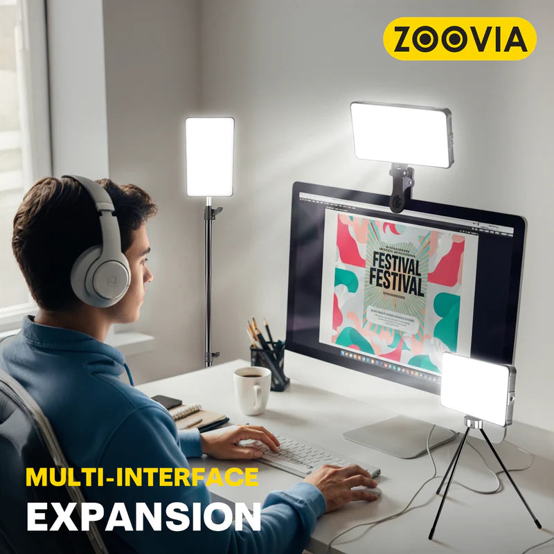 ZOOVIA – RS-002 | RGB LED Video Rig with 4000mAh Battery