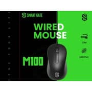 Smart Gate M100 Wired 3 Buttons USB Mouse Black – SGM-100BLK