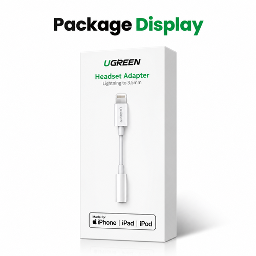 UGREEN Lightning To 3.5mm Headphone Jack Adapter