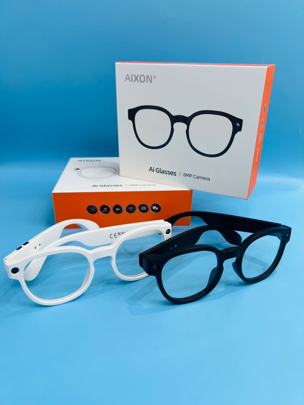 AIXON AI Smart Glasses with 8MP Camera