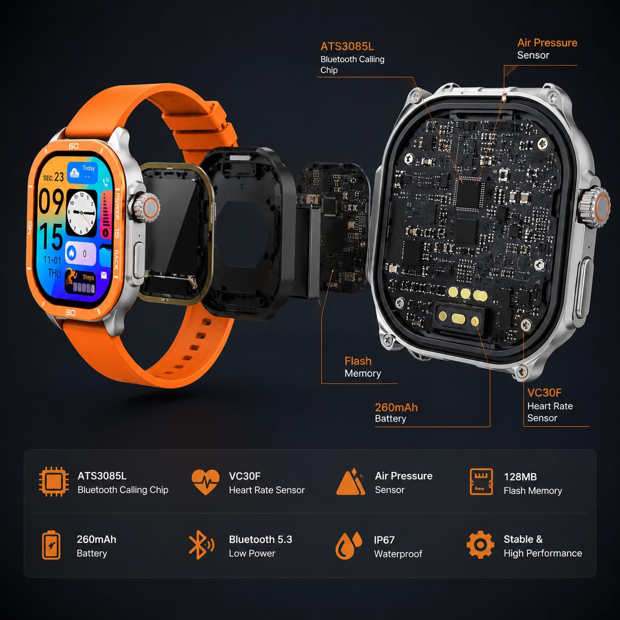 SAIGA Smart Watch HK96S