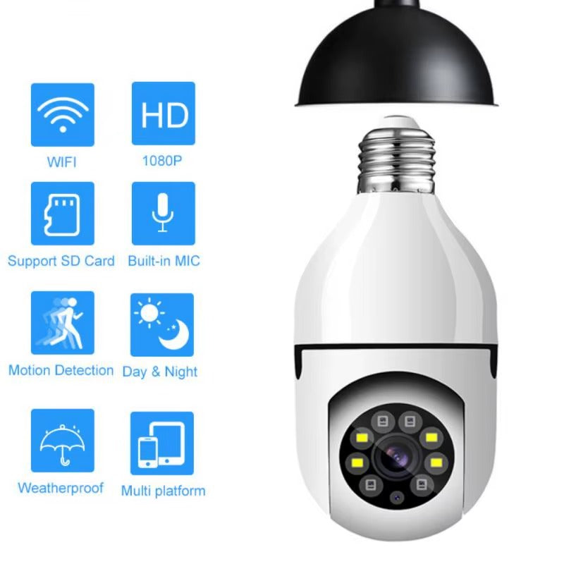 vevo WIFI Smart Bulb Security Camera V380