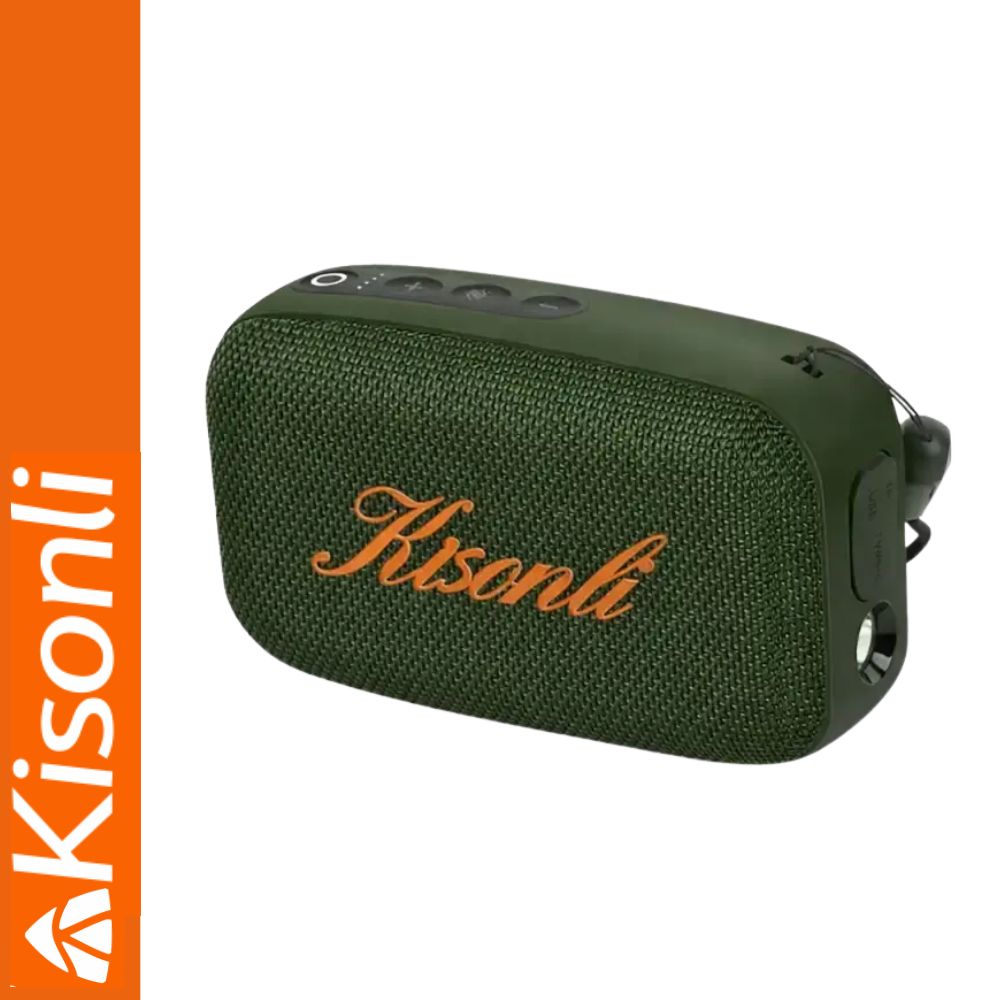 Kisonli K30 High-Quality Blue Speakers with Unique Power Bank