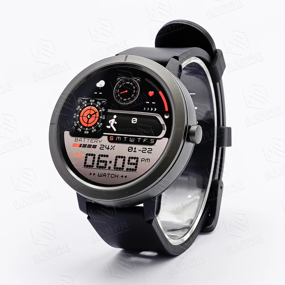 DM76 GPS AMOLED Smart Watch BT Call 50M Waterproof