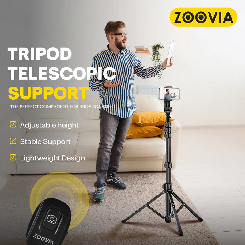 ZOOVIA – TH-003 R | Professional 2.1M High-Stability Remote Tripod