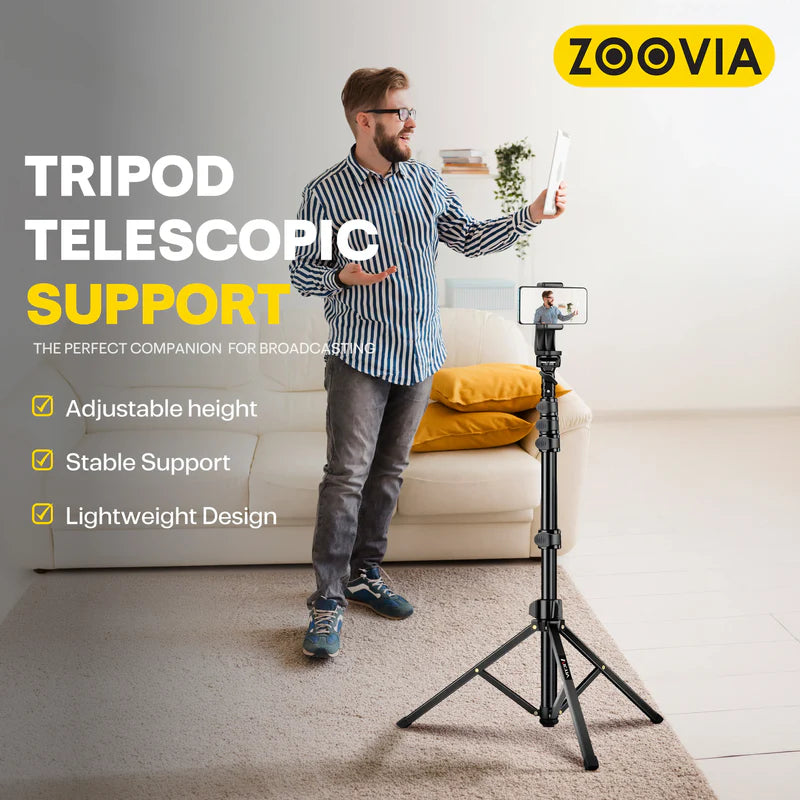 ZOOVIA – TH-003 | Professional 2.1M High-Stability Studio Tripod