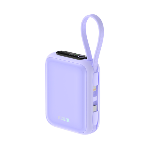 Rsilou Fast Charging Power Bank with Built-in Cable & Digital Display RPB-RM23D -R1029-001