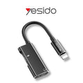 YESIDO YAU 12 Lightning to USB-C Audio & Charging Adapter