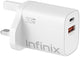 Infinix 33W GAN FAST CHARGER XC33EU +DC53
