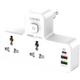 LDNIO 2 AC Power Socket &amp; 3 USB Port with Night Lamp