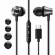 UGREEN Wired In-Ear Earphone with Type-C Connector, Black
