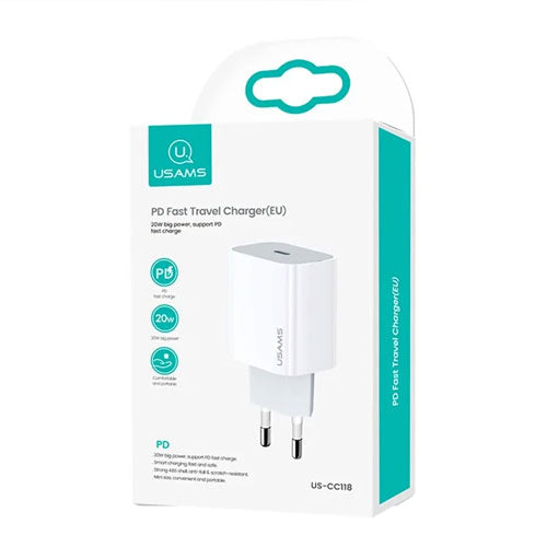 Usams PD 20w Fast travel charger
