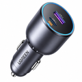 UGREEN Fast Car Charger 63W 2-Port USB-C/USB-A Gray