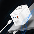 3 USB Ports 45W GaN Travel Adapter Z8