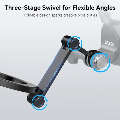 TELESIN Magnetic Plate for 3-Claw Smartphone Mount P7-MB-01