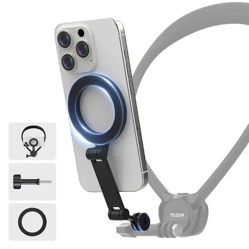 TELESIN Magnetic Plate for 3-Claw Smartphone Mount P7-MB-01