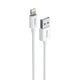 Rsilou 3A A-L 1M Durable Data Cable-White