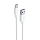 Rsilou 6A A-C 1M Durable Compatible with Fast Charging Data Cable-White 120W