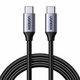 UGREEN USB 3.1 Type C Male to Type C Male Cable Nickel Plating Aluminum Shell 1.5m (Gray)