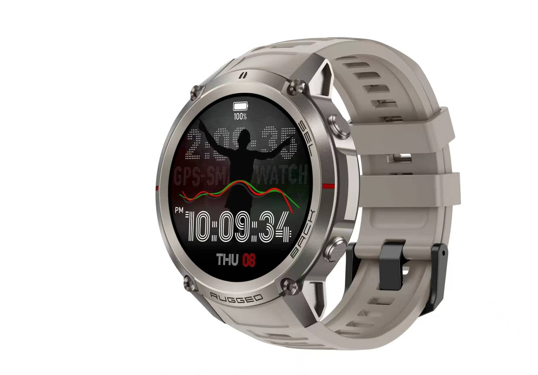 Rugged Smart Watch Fitness Tracker DM59 GPS