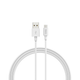 Rsilou usb to micro 1M 2.4A cable White -R2002-001