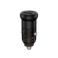 Rsilou A+C output car charger 52.5W Cyberpunk Semi-Transparent Design -R4520-001