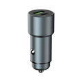 Rsilou Multi-Compatible Fast Car Charger Metal 2 ports PD Charger 42.5W High-Power Dual Output -R4504-001