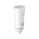 Rsilou 3.1A Dual USB Heavy-Duty Truck-Specific Car Charger White 40V -R4503-001