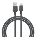 Rsilou A-C Multi compatible silicone cable 1.2M Grey 120W -R2029-001