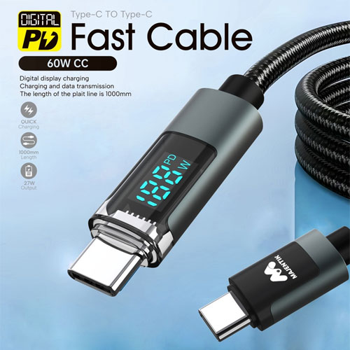 Cable CL-002 Led Type-C To Type-C - الصورة 3