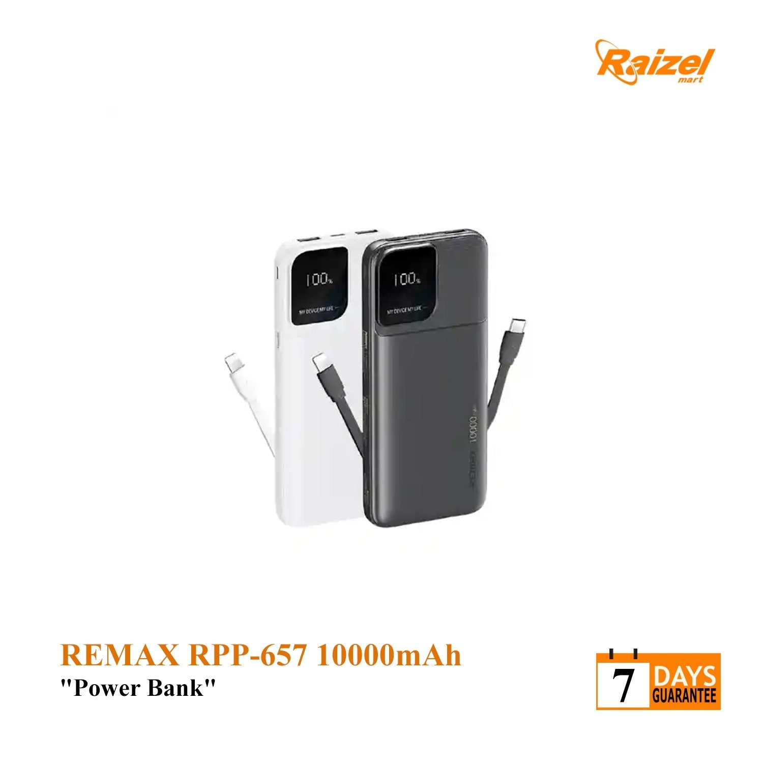 REMAX RPP-657 Rallaen Series 10000mAh Fast Charging Power Bank - الصورة 2