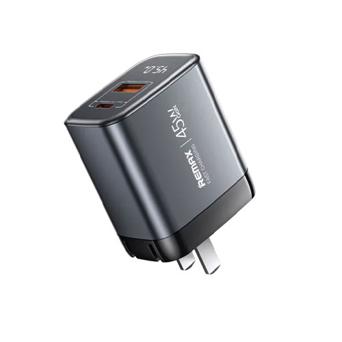 REMAX - U2 45W GAN Digital Fast Charger (PD+QC)