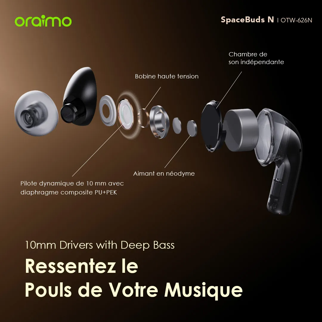 oraimo SpaceBuds N ANC - الصورة 6