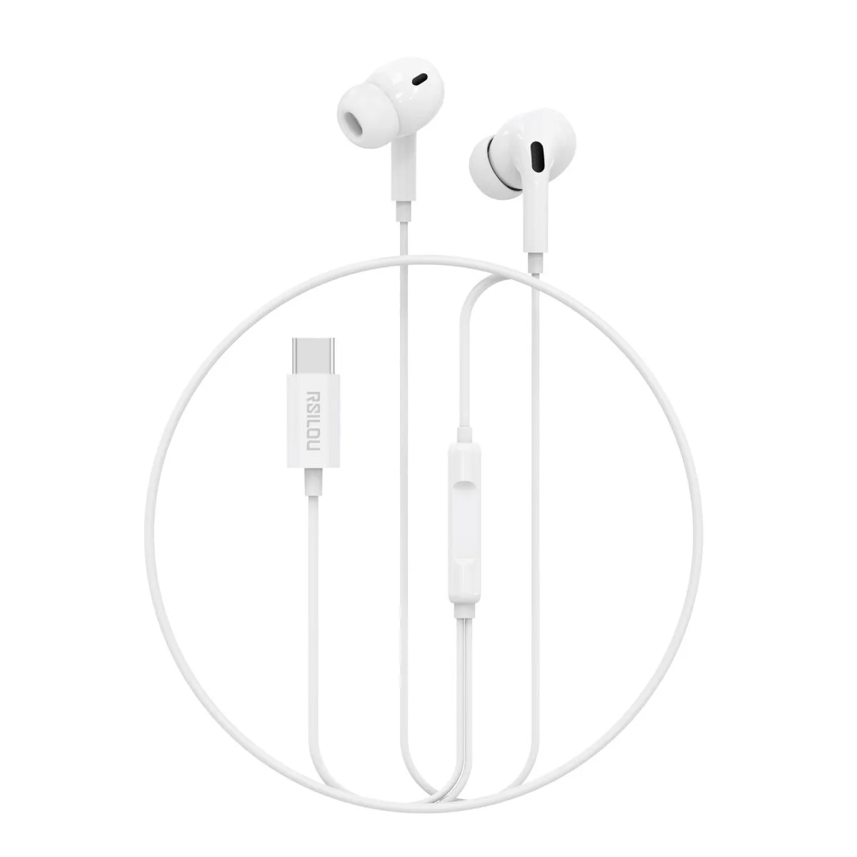 RSILOU Type-C Digital Wired Earphones - الصورة 10