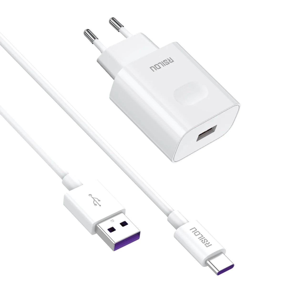 TYPE-C Fast Charger Set 20W-White GAN