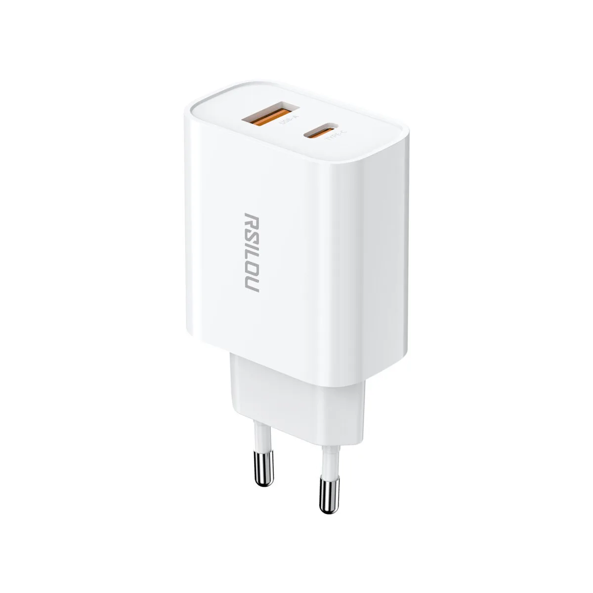 20W 1A1C Fast Charger- White GAN
