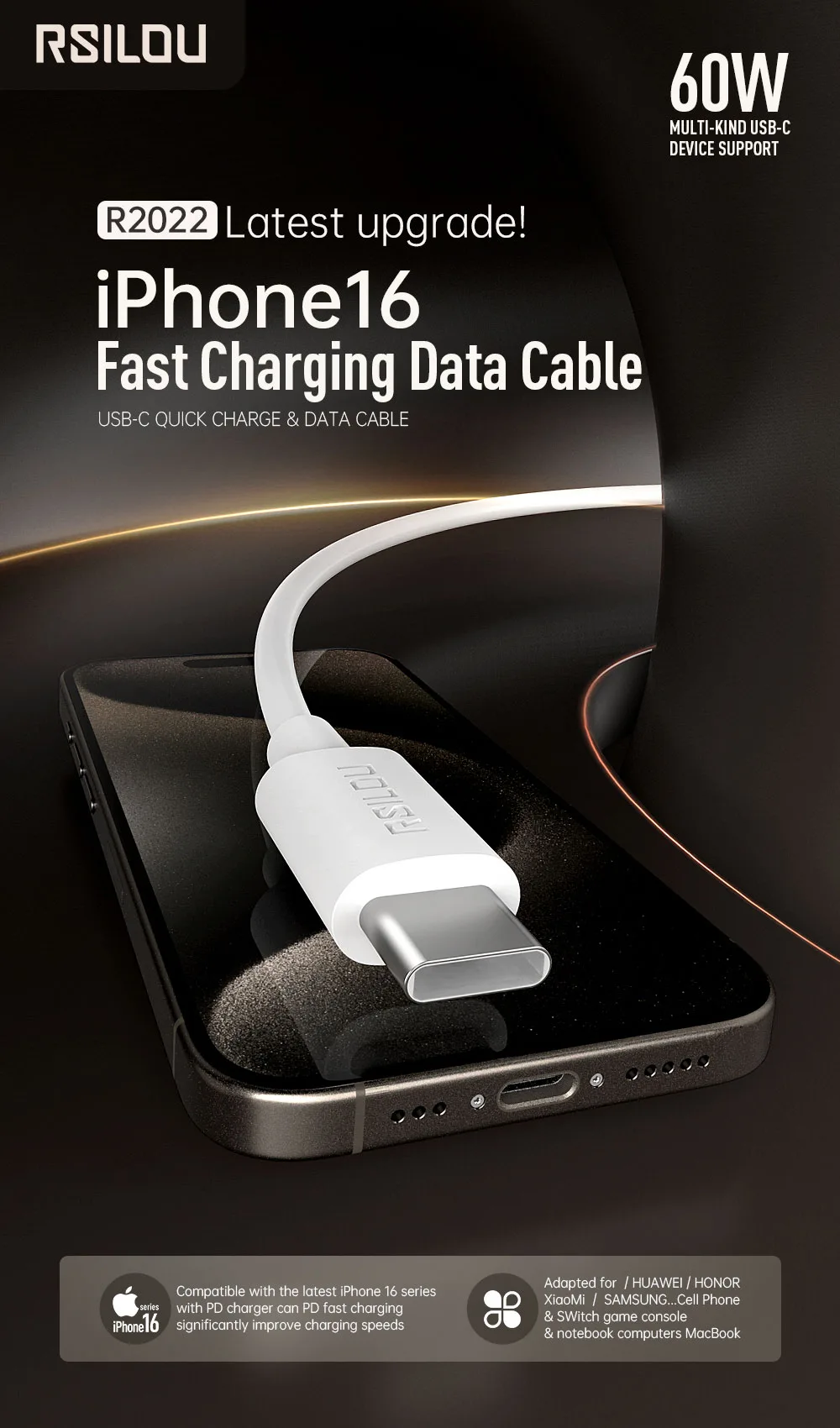 3A A-L 1M Durable Data Cable-White - الصورة 8