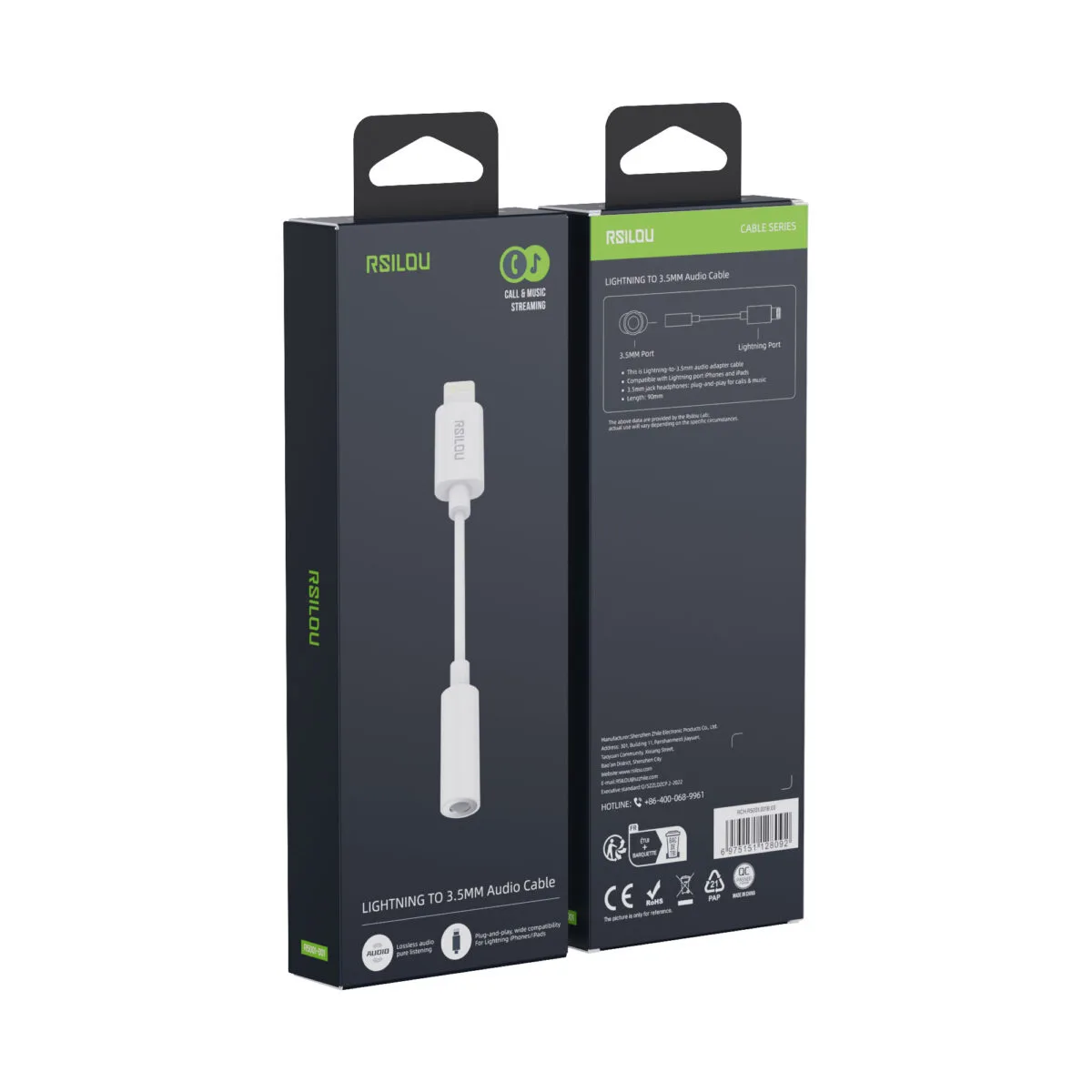 Lightning Fast Charger Set 20W-White GAN - الصورة 2