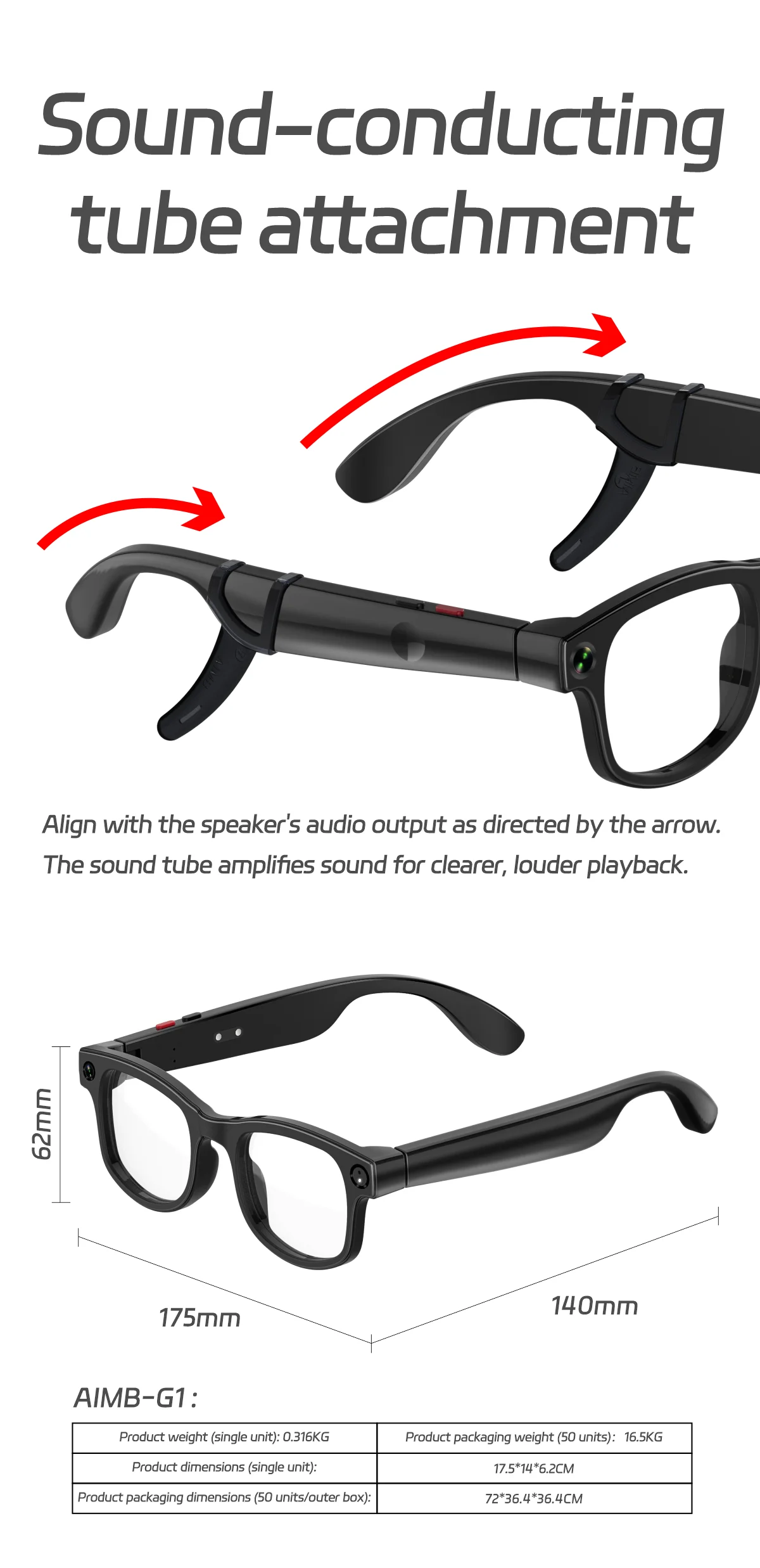 AIMB-G1 Smart Glasses - الصورة 5